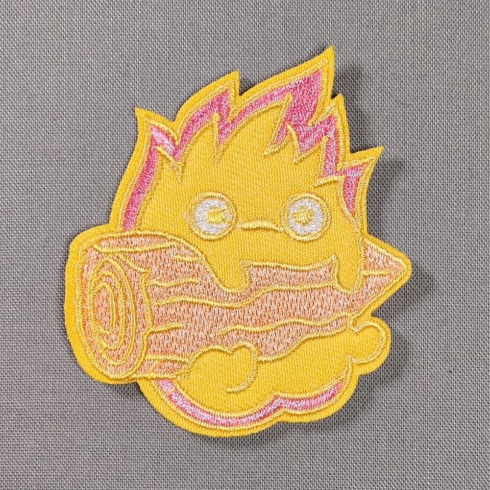 Calcifer Fire Anime Inspired Iron On Patch | Anime Patch